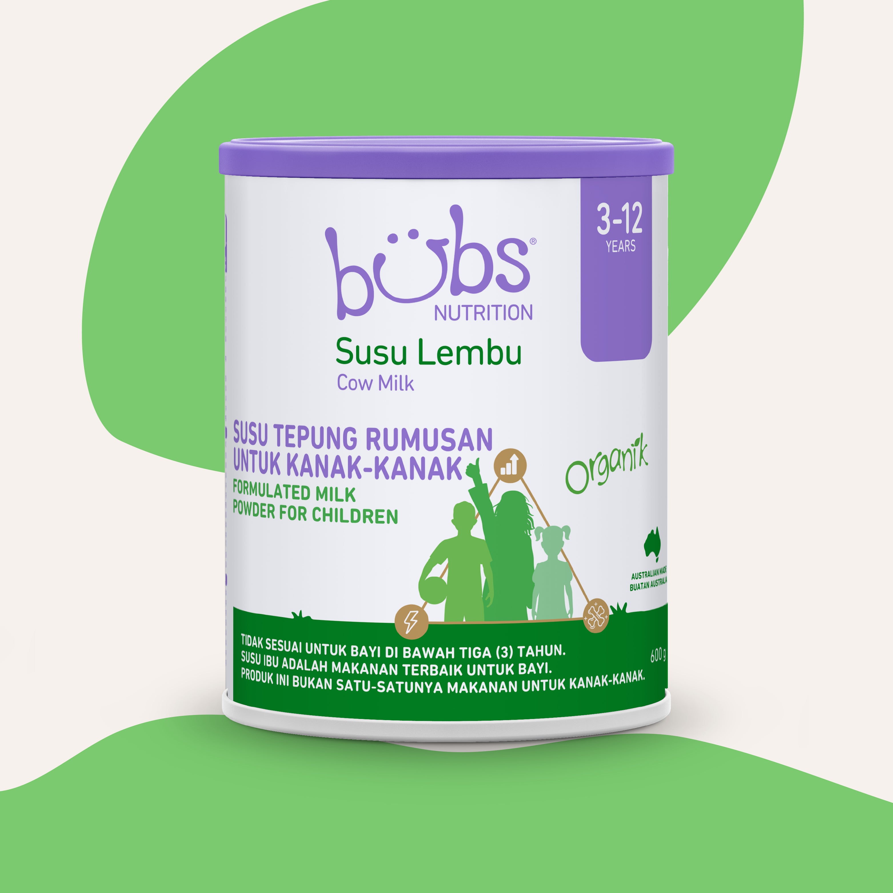 Bubs Organic® Grass Fed Milk Growing Up Nutrition – Bubs Malaysia