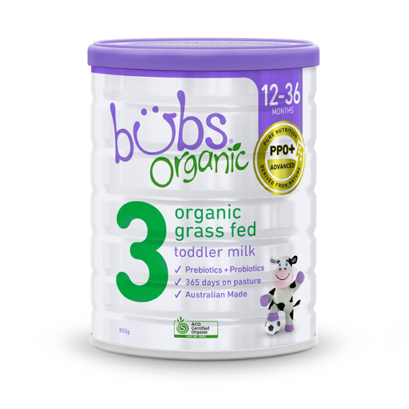Bubs Organic® Grass Fed Toddler Milk Stage 3